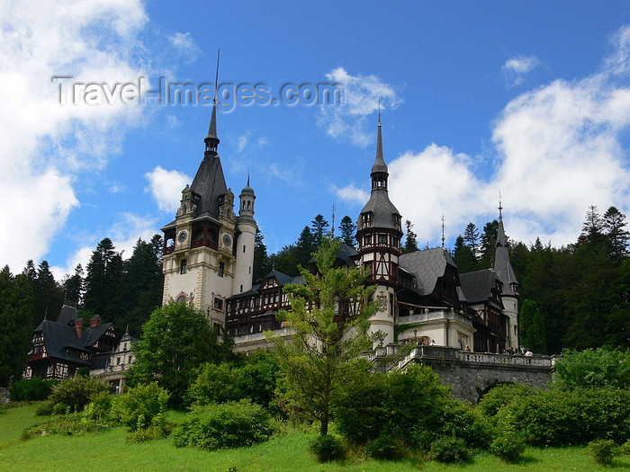 romania110: Sinaia, Prahova county, Muntenia, Romania: Peles Castle - built for King Carol I at 'Pietrele Arse' - photo by J.Kaman - (c) Travel-Images.com - Stock Photography agency - Image Bank