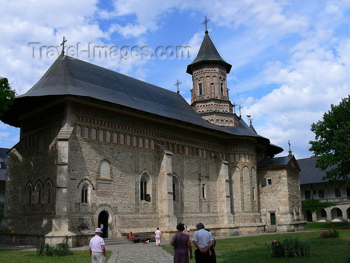 romania121: Târgu Neamt area, Neamt county, Moldavia, Romania: Neamt Monastery - medieval Moldavian architecture - church dedicated to the 'Ascension of the Lord' - South view - photo by J.Kaman - (c) Travel-Images.com - Stock Photography agency - Image Bank