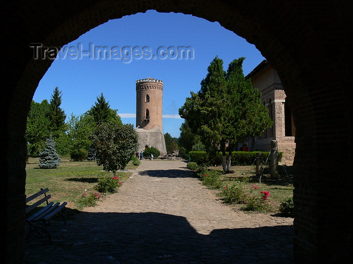 romania163: Târgoviste, Dâmbovita county, Muntenia / Greater Wallachia, Romania: Chindia Tower - built by Vlad III the Impaler, Prince of Wallachia, aka Dracula - Turnul Chindiei - photo by J.Kaman - (c) Travel-Images.com - Stock Photography agency - Image Bank