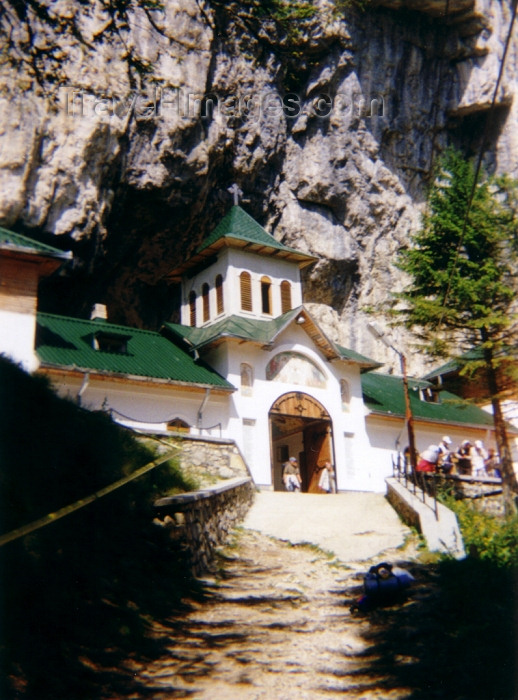 romania35: Romania - Muntii Bucegi: Ialomicioara monastery and cave - Southern Carpatians - photo by R.Ovidiu - (c) Travel-Images.com - Stock Photography agency - Image Bank