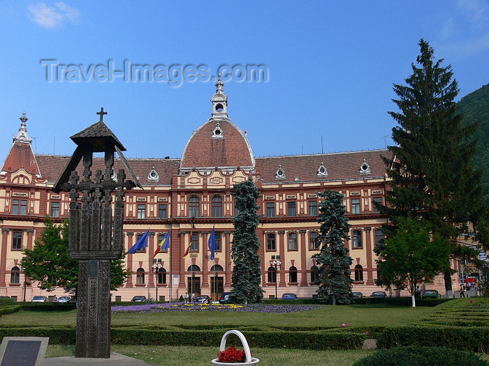 romania98: Brasov, Transylvania, Romania: District Council building - photo by J.Kaman - (c) Travel-Images.com - Stock Photography agency - Image Bank