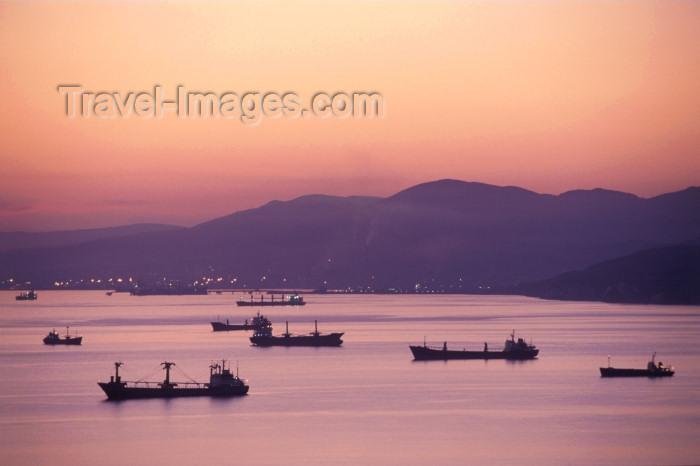 russia374: Russia - Port Novorossisk - Krasnodar kray: ships along the Black Sea coast - photo by V.Sidoropolev - (c) Travel-Images.com - Stock Photography agency - Image Bank