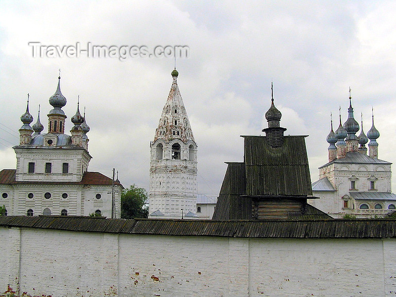 russia495: Russia - Yuriev-Polsky - Vladimir oblast: walled Monastery of Archangel Michael - outside the walls - photo by J.Kaman - (c) Travel-Images.com - Stock Photography agency - Image Bank