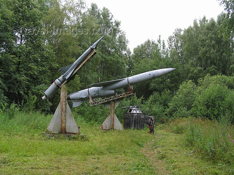 russia520: Russia - Pereslavl-Zalessky: old aint aircraft missiles, left S-125 SA-3 GOA / SA-3 - photo by J.Kaman - (c) Travel-Images.com - Stock Photography agency - Image Bank