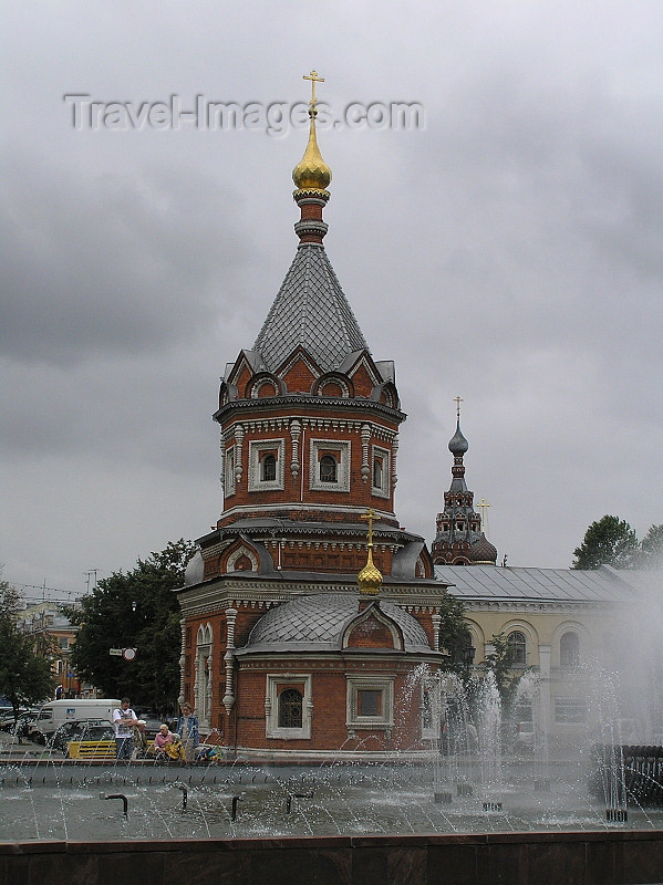 russia538: Russia - Yaroslavl - Golden Ring of Russia: brick church - photo by J.Kaman - (c) Travel-Images.com - Stock Photography agency - Image Bank