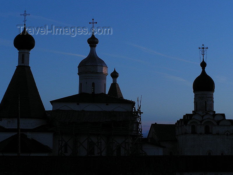 russia570: Russia - Ferapontovo - Valogda oblast: Ferapontov Monastery - roofs at dusk - photo by J.Kaman - (c) Travel-Images.com - Stock Photography agency - Image Bank