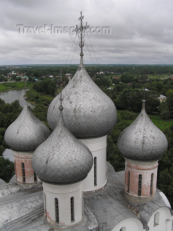 russia580: Russia - Vologda: onion domes in the Kremlin - photo by J.Kaman - (c) Travel-Images.com - Stock Photography agency - Image Bank