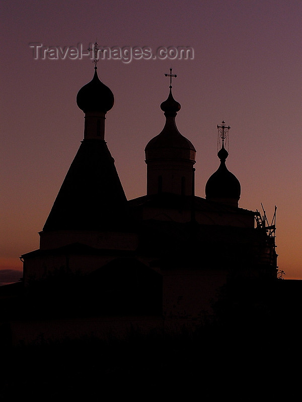 russia585: Russia - Ferapontovo - Valogda oblast: Ferapontov Monastery - roofs at dusk - photo by J.Kaman - (c) Travel-Images.com - Stock Photography agency - Image Bank