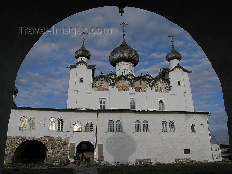 russia600: Russia - Solovetsky Islands: Transfiguration Cathedral - photo by J.Kaman - (c) Travel-Images.com - Stock Photography agency - Image Bank