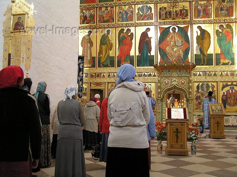 russia603: Russia - Solovetsky Islands: Inside Transfiguration Cathedral - iconostasis - photo by J.Kaman - (c) Travel-Images.com - Stock Photography agency - Image Bank