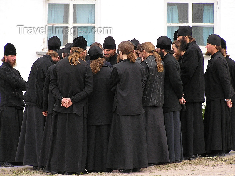 russia607: Russia - Solovetsky Islands: Russian Orthodox Monks - photo by J.Kaman - (c) Travel-Images.com - Stock Photography agency - Image Bank