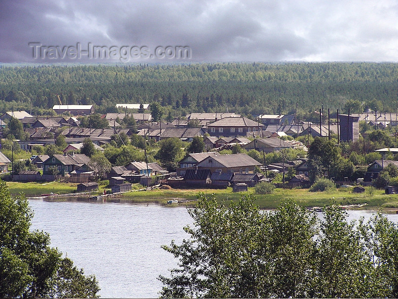 russia632: Russia -  Kargopol -  Arkhangelsk Oblast:  view from the bell tower - photo by J.Kaman - (c) Travel-Images.com - Stock Photography agency - Image Bank