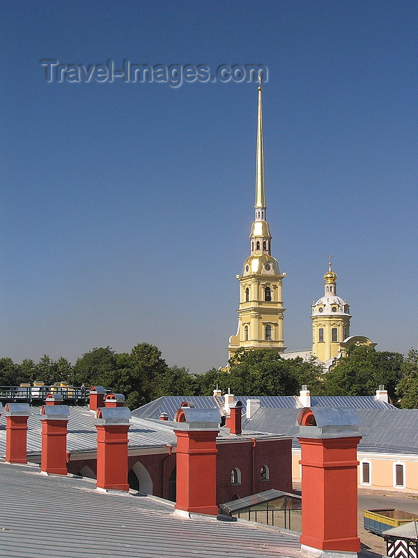 russia722: Russia - St Petersburg: Peter & Paul Fortress - needle - photo by J.Kaman - (c) Travel-Images.com - Stock Photography agency - Image Bank