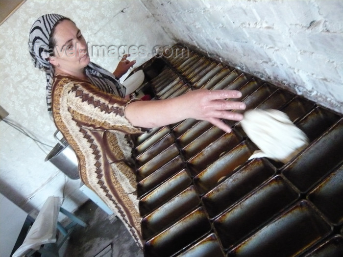 russia786: Chechnya, Russia - Chechen woman baking bread - photo by A.Bley - (c) Travel-Images.com - Stock Photography agency - Image Bank