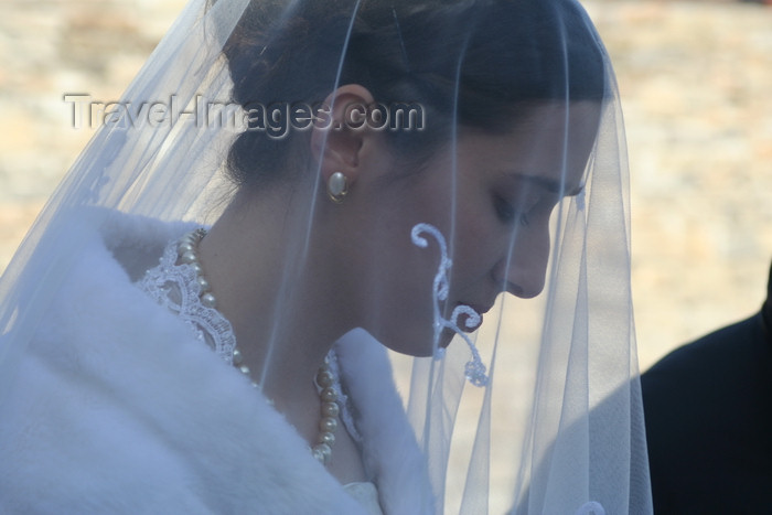 russia805: Chechnya, Russia - portrait of Chechen bride with veil - photo by A.Bley - (c) Travel-Images.com - Stock Photography agency - Image Bank