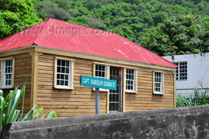saba11: The Bottom, Saba: wooden cottage on Captain Randolph Dunkin Street - photo by M.Torres - (c) Travel-Images.com - Stock Photography agency - Image Bank