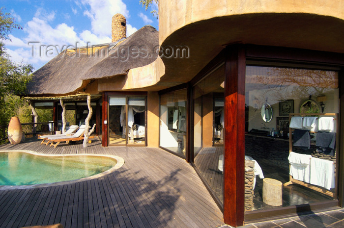 safrica179: South Africa - South Africa Singita Game Reserve suite patio - photo by B.Cain - (c) Travel-Images.com - Stock Photography agency - Image Bank