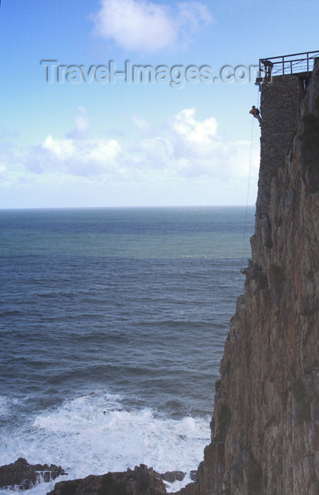 safrica187: South Africa - Thy Kingdom Come abseil - scarp, Knysna - photo by B.Cain - (c) Travel-Images.com - Stock Photography agency - Image Bank