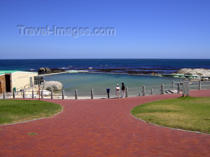 safrica204: Cape Town, Western Cape, South Africa: Camps Bay Tidal Pool - photo by D.Steppuhn - (c) Travel-Images.com - Stock Photography agency - Image Bank