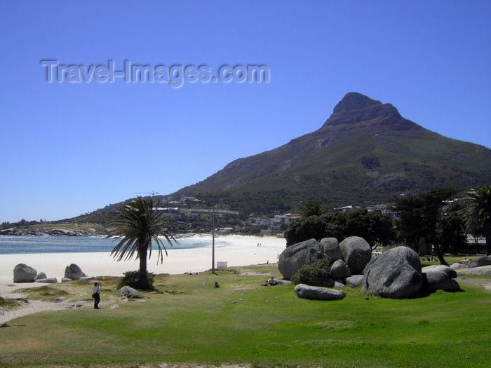 safrica205: Cape Town, Western Cape, South Africa: Lion's Head mountain and Clifton beach - photo by D.Steppuhn - (c) Travel-Images.com - Stock Photography agency - Image Bank