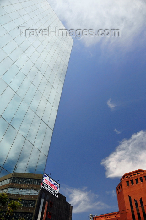 safrica223: Johannesburg, Gauteng, South Africa: Johannesburg Roads Agency - Sauer St, CBD - glass curtain wall - photo by M.Torres - (c) Travel-Images.com - Stock Photography agency - Image Bank