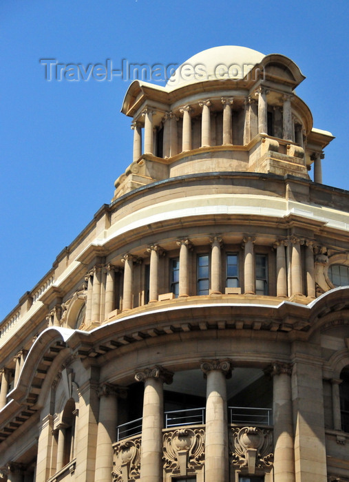 safrica230: Johannesburg, Gauteng, South Africa: The Standard Bank of South Africa - neoclassical façade with Ionic columns - corner of Commissioner St and Harrison St - CBD - photo by M.Torres - (c) Travel-Images.com - Stock Photography agency - Image Bank