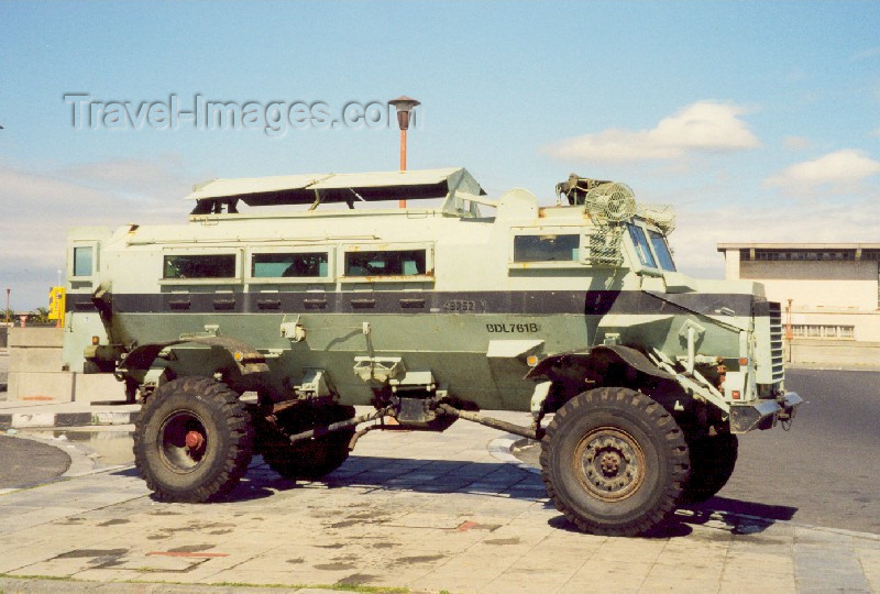 safrica3: South Africa - Cape Town: 'leisure vehicule' - police anti-riot truck - photo by M.Torres - (c) Travel-Images.com - Stock Photography agency - Image Bank