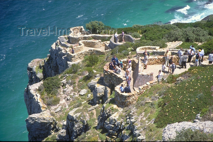 safrica57: South Africa - View from Cape Point lighthouse, near Cape of Good Hope - photo by R.Eime - (c) Travel-Images.com - Stock Photography agency - Image Bank
