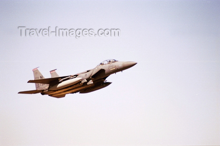 safrica85: Waterkloof, Gauteng, South Africa: USAF McDonnell Douglas F-15 Eagle - airforce base - Centurion - Verwoerdburg - photo by J.Stroh - (c) Travel-Images.com - Stock Photography agency - Image Bank