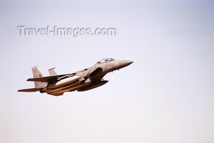 safrica85: Waterkloof, Gauteng, South Africa: USAF McDonnell Douglas F-15 Eagle - airforce base - Centurion - Verwoerdburg - photo by J.Stroh - (c) Travel-Images.com - Stock Photography agency - Image Bank