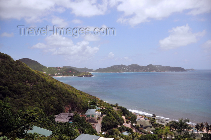 saint-barthelemy18: Anse Lorient and Anse des Cays, St. Barts / Saint-Barthélemy: the central part of the North coast  - photo by M.Torres - (c) Travel-Images.com - Stock Photography agency - Image Bank