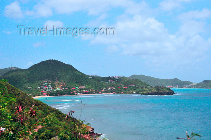 saint-barthelemy19: Anse de Lorient, St. Barts / Saint-Barthélemy: coastal view from Pointe Milou - photo by M.Torres - (c) Travel-Images.com - Stock Photography agency - Image Bank