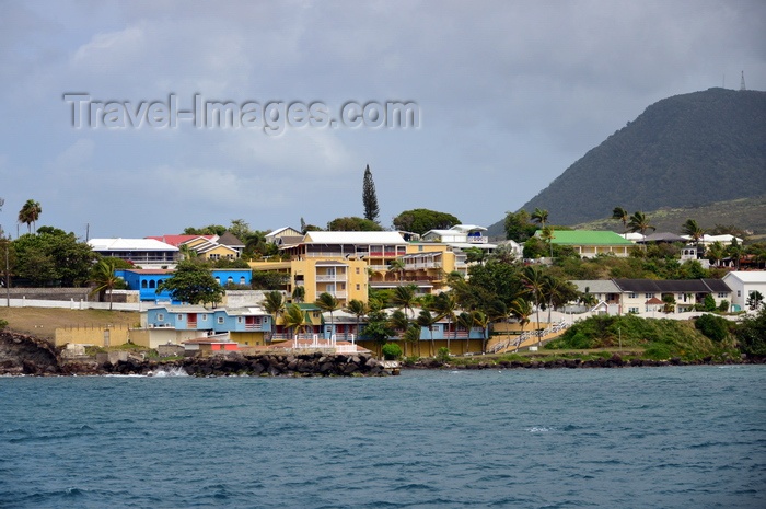 saint-kitts-nevis12: Brumaire, Basseterre, Saint Kitts island, Saint Kitts and Nevis: Fort Thomas Road, the town's waterfront - Fisherman's Wharf - photo by M.Torres - (c) Travel-Images.com - Stock Photography agency - Image Bank