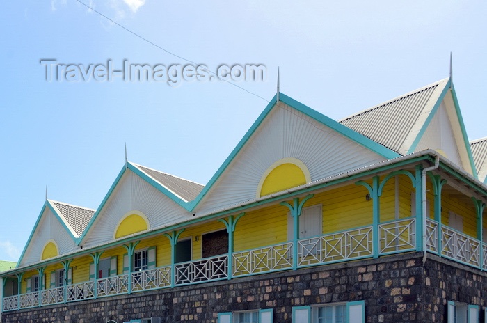saint-kitts-nevis43: Charlestown, Nevis, St Kitts and Nevis: Caribbean architecture - Henville building, the address of several foreign capital companies - photo by M.Torres - (c) Travel-Images.com - Stock Photography agency - Image Bank