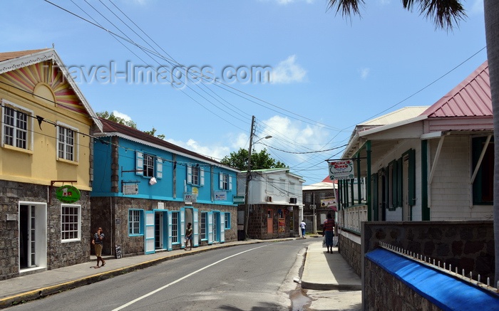 saint-kitts-nevis57: Charlestown, Nevis, St Kitts and Nevis: commerce on Main Street - photo by M.Torres - (c) Travel-Images.com - Stock Photography agency - Image Bank