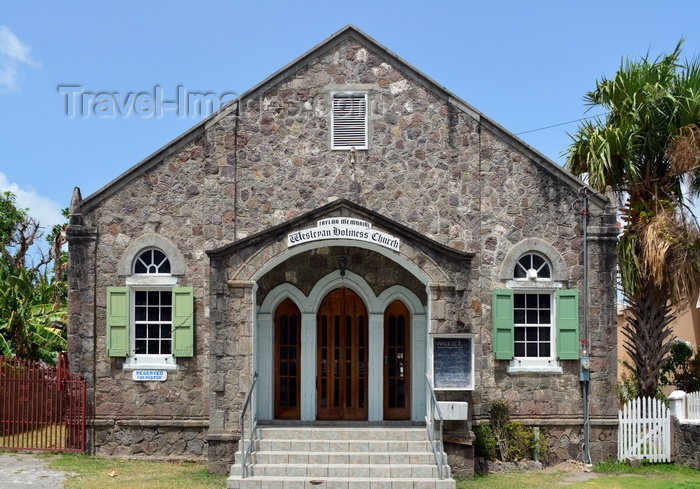 saint-kitts-nevis75: Charlestown, Nevis, St Kitts and Nevis: the Taylor Memoria Wesleyan Holiness Church (Methodist Church) - photo by M.Torres - (c) Travel-Images.com - Stock Photography agency - Image Bank