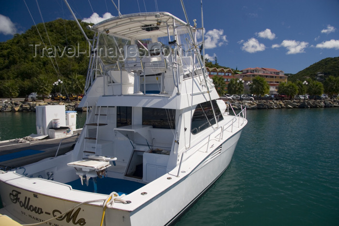 saint-martin24: Saint Martin - Marigot: boat for Big-game fishing - sports fishing - Follow Me - photo by D.Smith - (c) Travel-Images.com - Stock Photography agency - Image Bank
