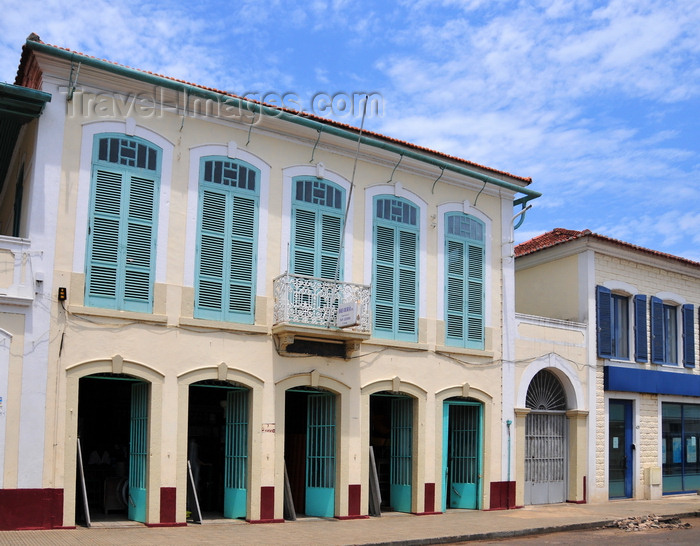 sao-tome218: São Tomé, São Tomé and Príncipe / STP: Ayres Beirão shop - / establecimento Ayres Beirão - Praça Amizade, Rua de Angola  - photo by M.Torres - (c) Travel-Images.com - Stock Photography agency - Image Bank