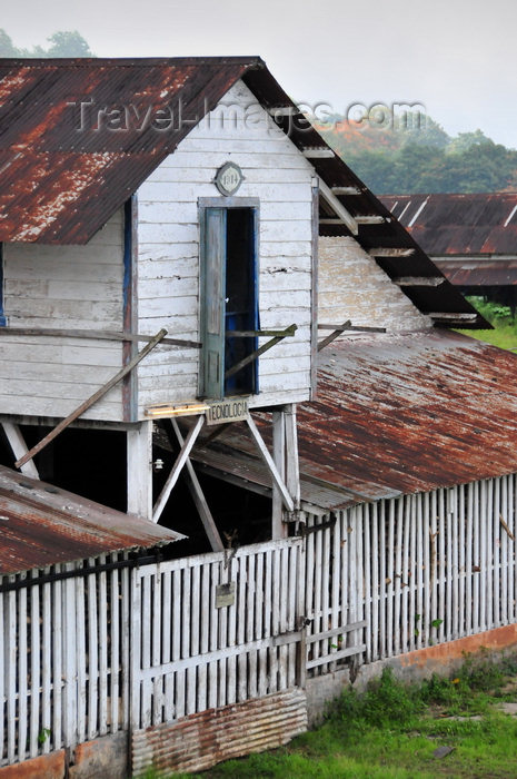 sao-tome54: Roça Monte Café, Mé-Zóchi district, São Tomé and Príncipe / STP: coffee drying operation - technical instalations - founded in 1858 by Manuel da Costa Pedreira /  secador de café - pavilhão de tecnologia - roça fundada em 1858 por Manuel da Costa Pedreira - photo by M.Torres - (c) Travel-Images.com - Stock Photography agency - Image Bank