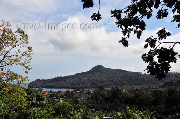 sao-tome87: São João plantation / roça São João, Caué district, São Tomé and Prícipe / STP: view of Mussandá promontory - forest of the west coast / Ponta Mussandá - photo by M.Torres - (c) Travel-Images.com - Stock Photography agency - Image Bank