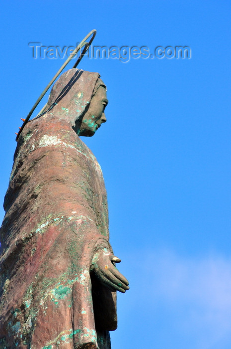 sardinia178: Alghero / L'Alguer, Sassari province, Sardinia / Sardegna / Sardigna: Madonna over the Pigafetta Fortifications offering protection to mariners - photo by M.Torres - (c) Travel-Images.com - Stock Photography agency - Image Bank