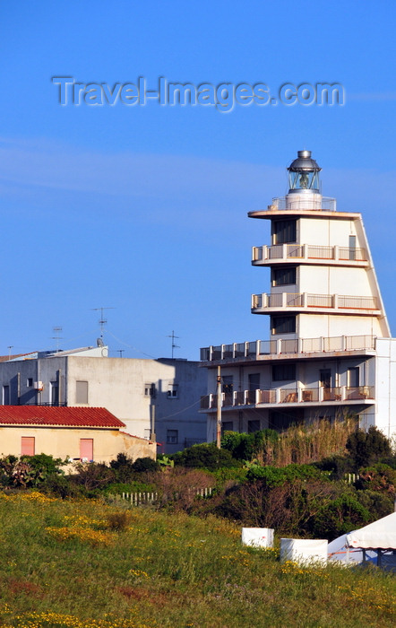 sardinia184: Porto Torres / Pòltu Tòrra, Sassari province, Sardinia / Sardegna / Sardigna: lighthouse for the shipping of the Golfo dell'Asinara - photo by M.Torres - (c) Travel-Images.com - Stock Photography agency - Image Bank