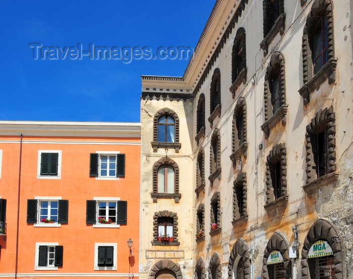 sardinia210: Sassari / Tàthari , Sassari province, Sardinia / Sardegna / Sardigna: palazzo Tola - piazza Tola - Carra Manna - photo by M.Torres - (c) Travel-Images.com - Stock Photography agency - Image Bank