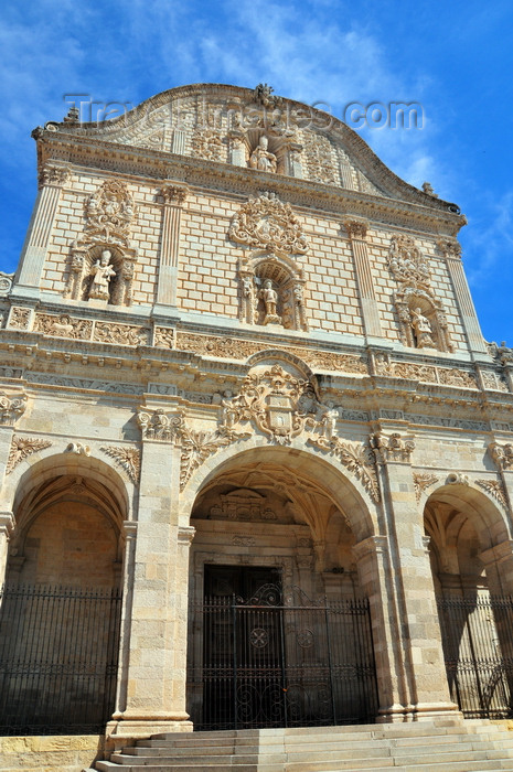 sardinia220: Sassari / Tàthari , Sassari province, Sardinia / Sardegna / Sardigna: Cathedral of St. Nicholas of Bari - Spanish Baroque façade - photo by M.Torres - (c) Travel-Images.com - Stock Photography agency - Image Bank