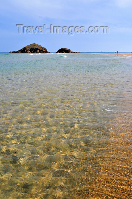 sardinia236: Baia di Chia, Domus de Maria municipality, Cagliari province, Sardinia / Sardegna / Sardigna: islets and the crystal clear waters of the Mediterranean Sea - photo by M.Torres - (c) Travel-Images.com - Stock Photography agency - Image Bank