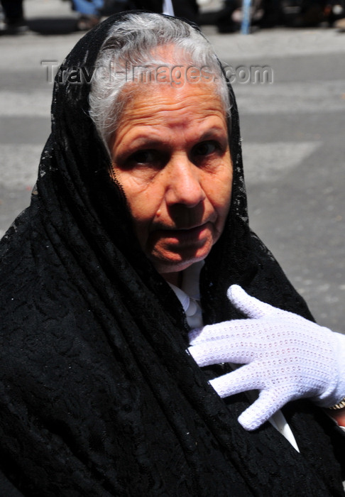 sardinia383: Cagliari, Sardinia / Sardegna / Sardigna: Feast of Sant'Efisio / Sagra di Sant'Efisio - lady in black - widow - photo by M.Torres - (c) Travel-Images.com - Stock Photography agency - Image Bank