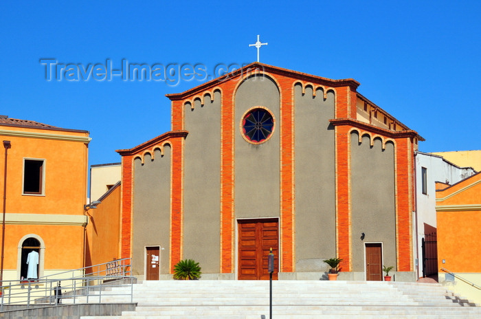 sardinia41: Oristano / Aristanis, Oristano province, Sardinia / Sardegna / Sardigna: church of St Sebastian - Chiesa di San Sebastiano Martire - Via Giuseppe Mazzini - photo by M.Torres - (c) Travel-Images.com - Stock Photography agency - Image Bank