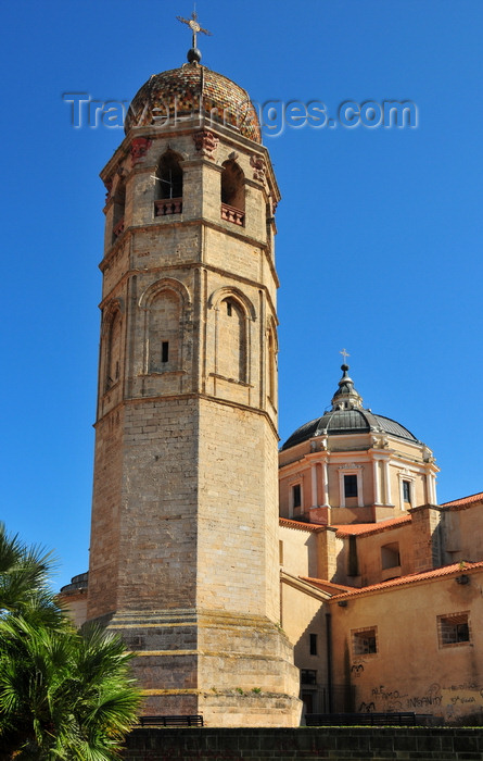 sardinia46: Oristano / Aristanis, Oristano province, Sardinia / Sardegna / Sardigna: St. Mary's Cathedral - campanile with onion dome - Santa Maria Assunta - photo by M.Torres - (c) Travel-Images.com - Stock Photography agency - Image Bank