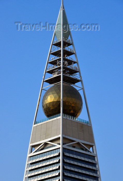 saudi-arabia194: Riyadh, Saudi Arabia: Al Faisaliyah Centre, 267-meter-high office tower designed by Norman Foster, reinforced concrete structure - photo by M.Torres - (c) Travel-Images.com - Stock Photography agency - Image Bank