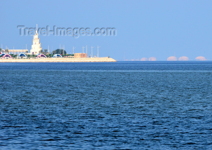 saudi-arabia243: Dammam, Eastern Province, Saudi Arabia: Murjan Island - an artificial island on the corniche, spiral tower inspired by the Great Mosque of Samarra - photo by M.Torres - (c) Travel-Images.com - Stock Photography agency - Image Bank